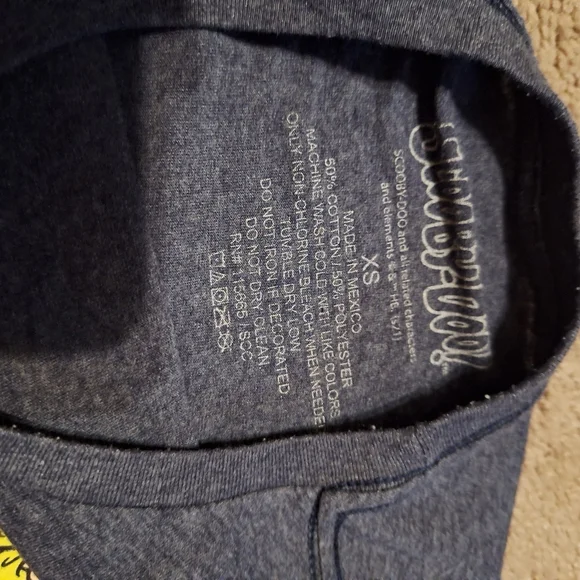 Scooby-Doo Men' s XS T-SHIRT/ gray with Scooby-Doo design - Picture 8 of 9